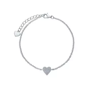 Серебряный браслет с фианитами