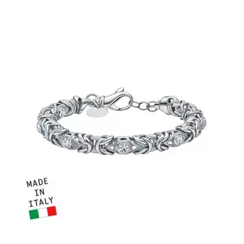 Серебряный браслет с фианитами