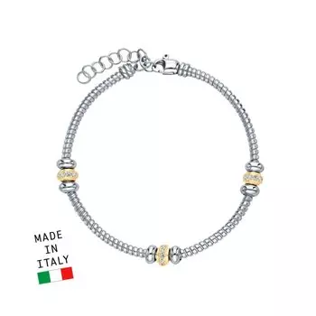 Серебряный браслет с фианитами