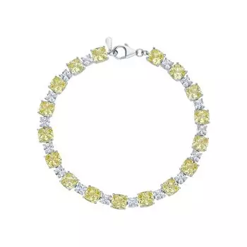 Серебряный браслет с фианитами