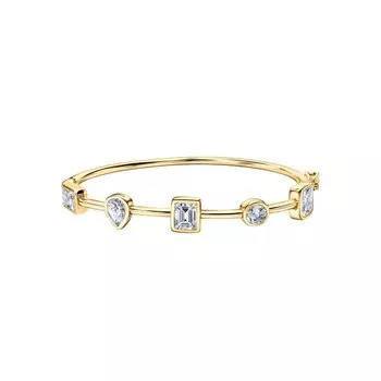 Серебряный браслет с фианитами