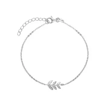 Серебряный браслет с фианитами