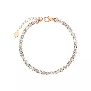 Серебряный браслет с фианитами