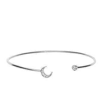 Серебряный браслет с фианитами