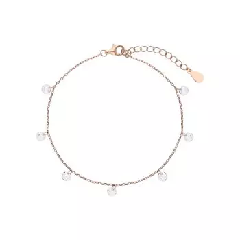 Серебряный браслет с фианитами