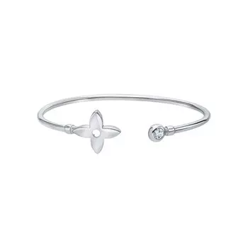 Серебряный браслет с фианитом