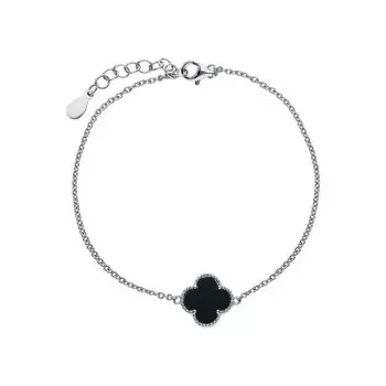 Серебряный браслет с керамикой