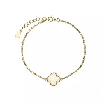 Серебряный браслет с керамикой