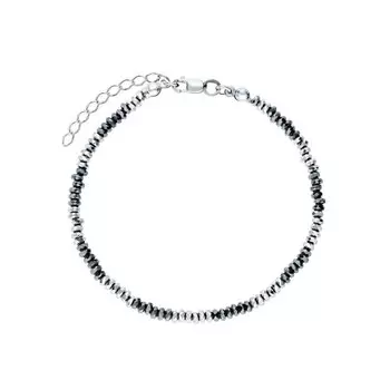 Серебряный браслет с марказитами