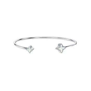 Серебряный браслет с перламутром природным