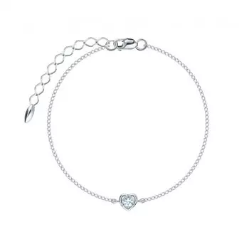 Серебряный браслет с топазами