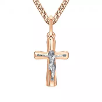 Серебряный крест-подвеска