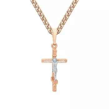 Серебряный крест-подвеска