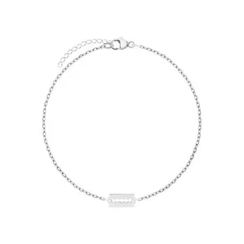 Серебряный ножной браслет