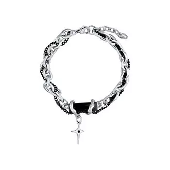 Стальной браслет с алпанитом и со сталью