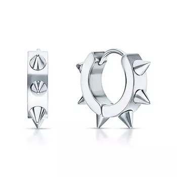 Стальные серьги