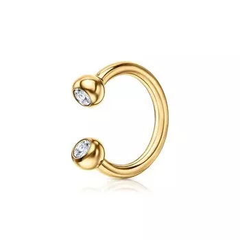 Титановый пирсинг с фианитами