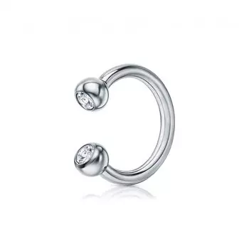 Титановый пирсинг с фианитами