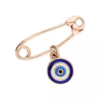 Золотая булавка с эмалью