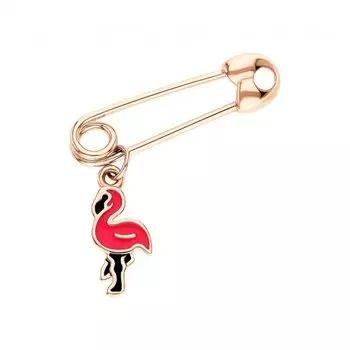 Золотая булавка с эмалью