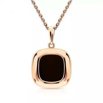 Золотая подвеска с агатами природными