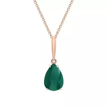 Золотая подвеска с агатами природными