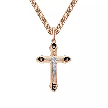 Золотая подвеска с эмалью