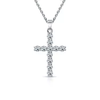 Золотая подвеска с бриллиантами природными