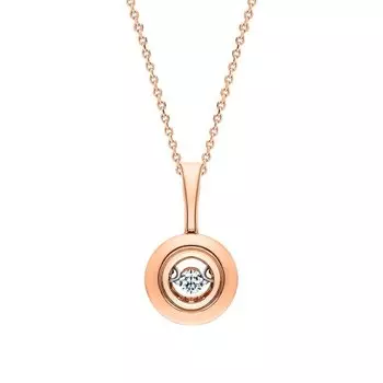 Золотая подвеска с бриллиантами природными