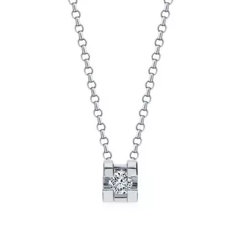 Золотая подвеска с бриллиантами природными