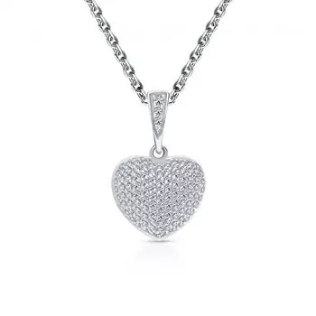 Золотая подвеска с бриллиантами природными