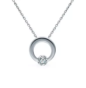 Золотая подвеска с бриллиантами природными