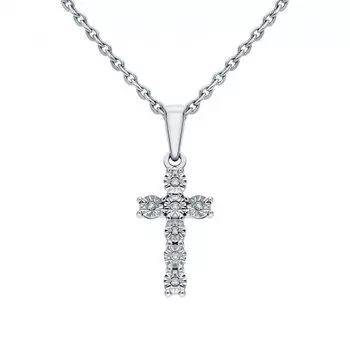 Золотая подвеска с бриллиантами природными