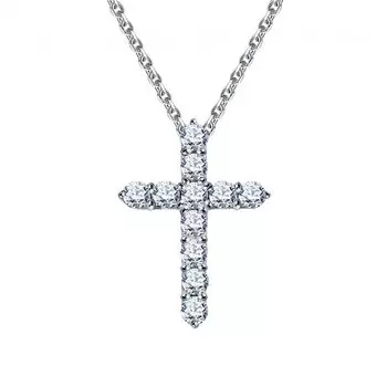 Золотая подвеска с бриллиантами природными