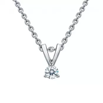 Золотая подвеска с бриллиантами природными