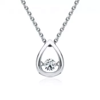 Золотая подвеска с бриллиантами природными