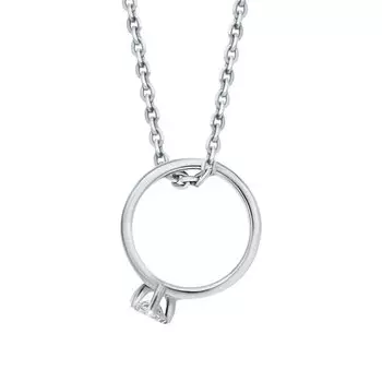 Золотая подвеска с бриллиантами природными