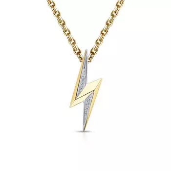 Золотая подвеска с бриллиантами природными