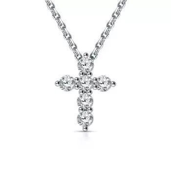 Золотая подвеска с бриллиантами природными