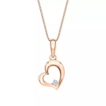 Золотая подвеска с бриллиантами природными