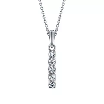 Золотая подвеска с бриллиантами природными