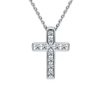 Золотая подвеска с бриллиантами природными