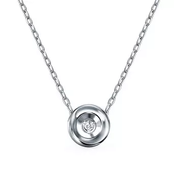 Золотая подвеска с бриллиантами природными