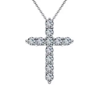 Золотая подвеска с бриллиантами природными