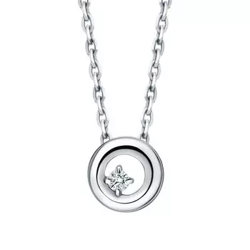 Золотая подвеска с бриллиантами природными