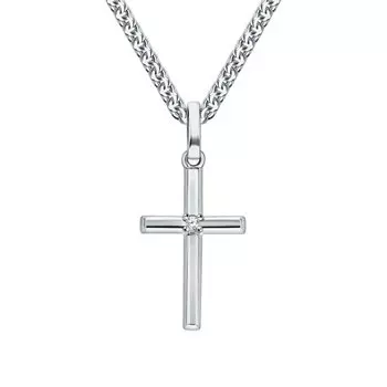 Золотая подвеска с бриллиантами природными