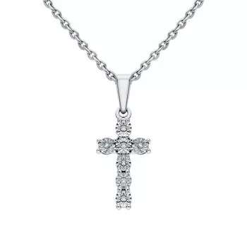 Золотая подвеска с бриллиантами природными