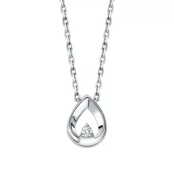 Золотая подвеска с бриллиантами природными