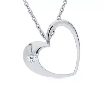 Золотая подвеска с бриллиантами природными