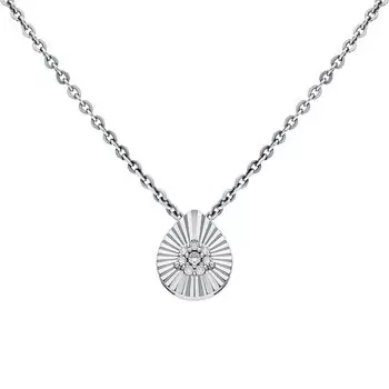 Золотая подвеска с бриллиантами природными